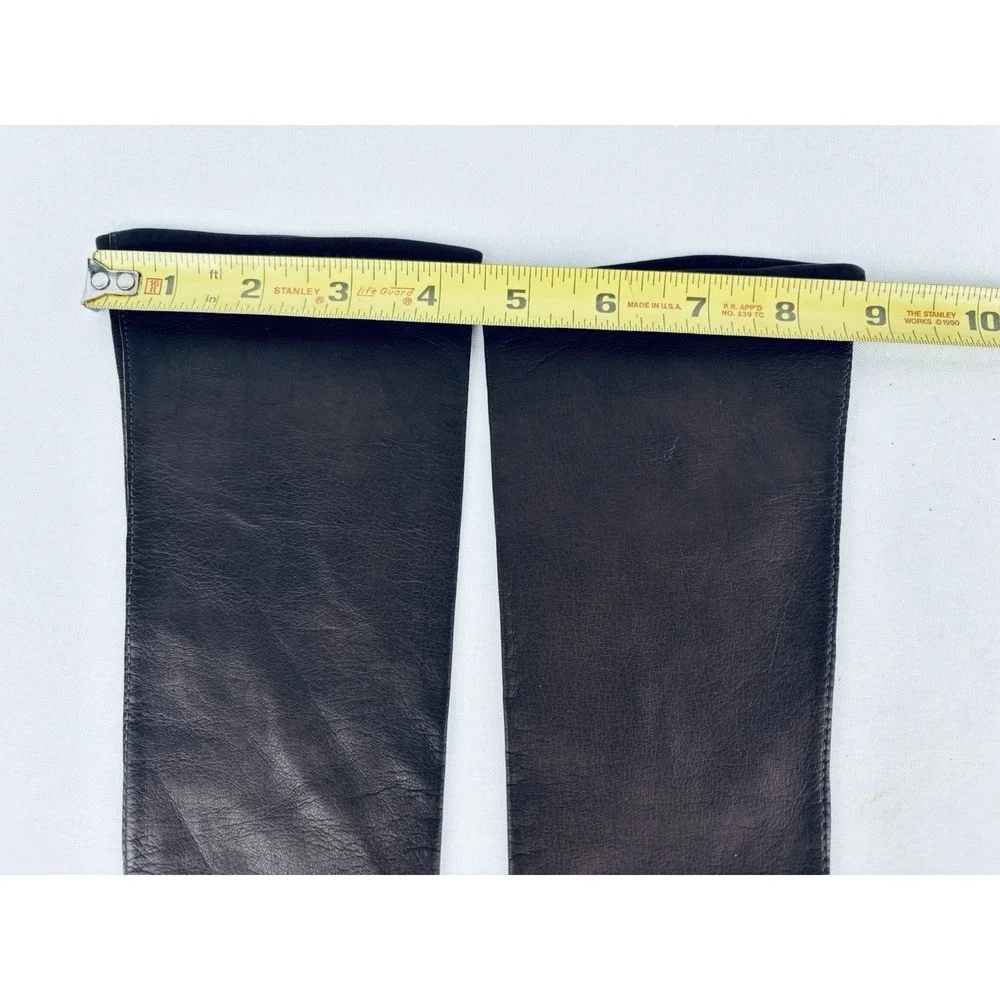 Vintage Brown Franklin Simon Real Kid Leather Driving Gloves‎ France Size 6 Silk